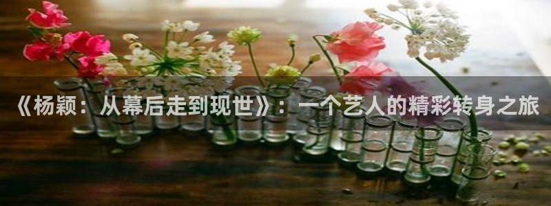 高德娱乐：《杨颖：从幕后走到现世》：一个艺人的精彩转身之旅